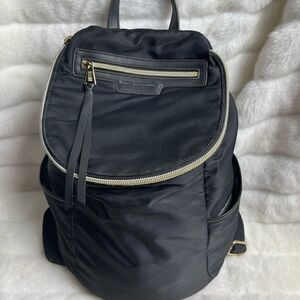Aimee Kestenberg large Nylon bucket shape backpack with gold tone hardwares